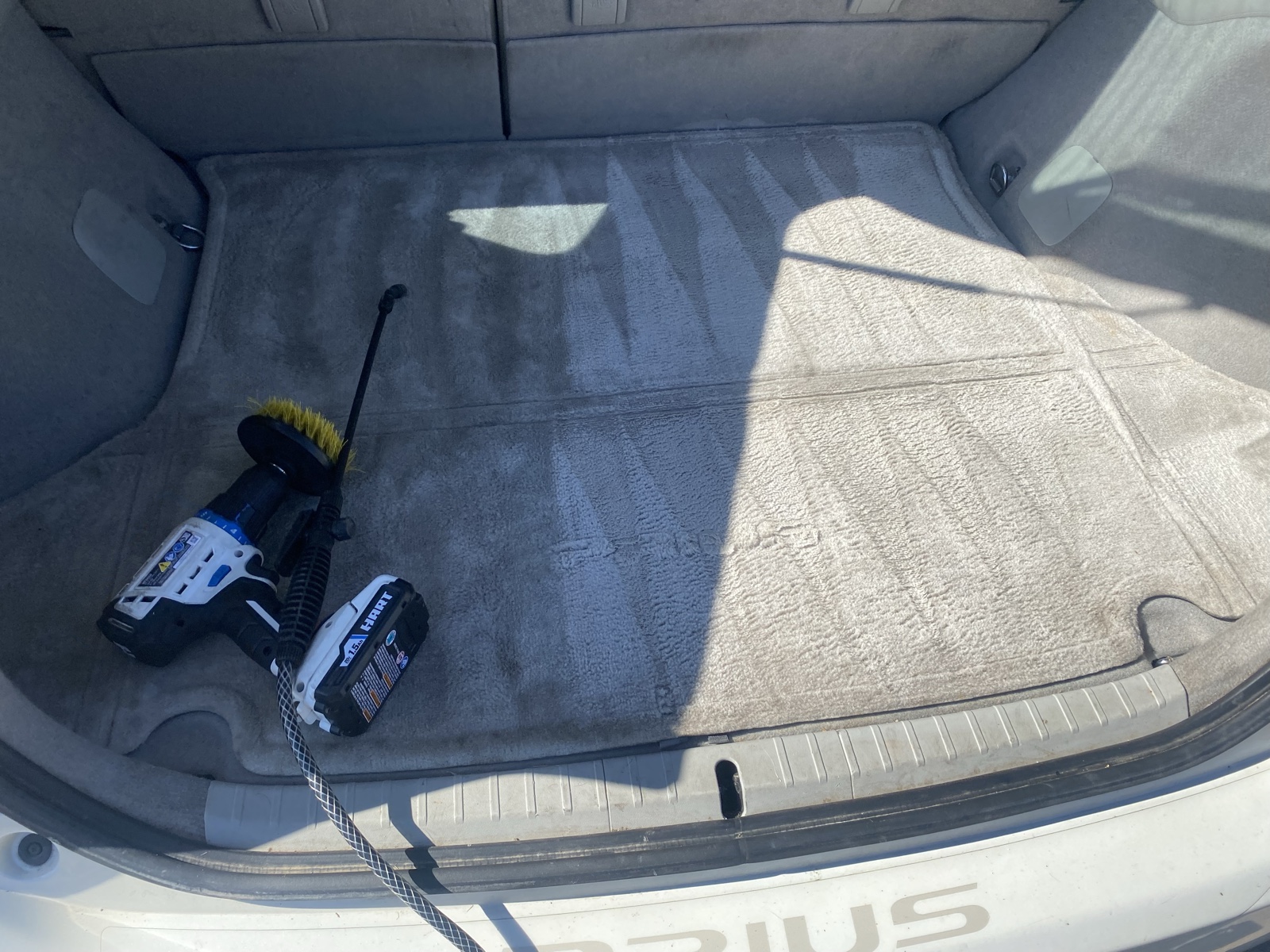 Interior carpet deep cleaning and extraction